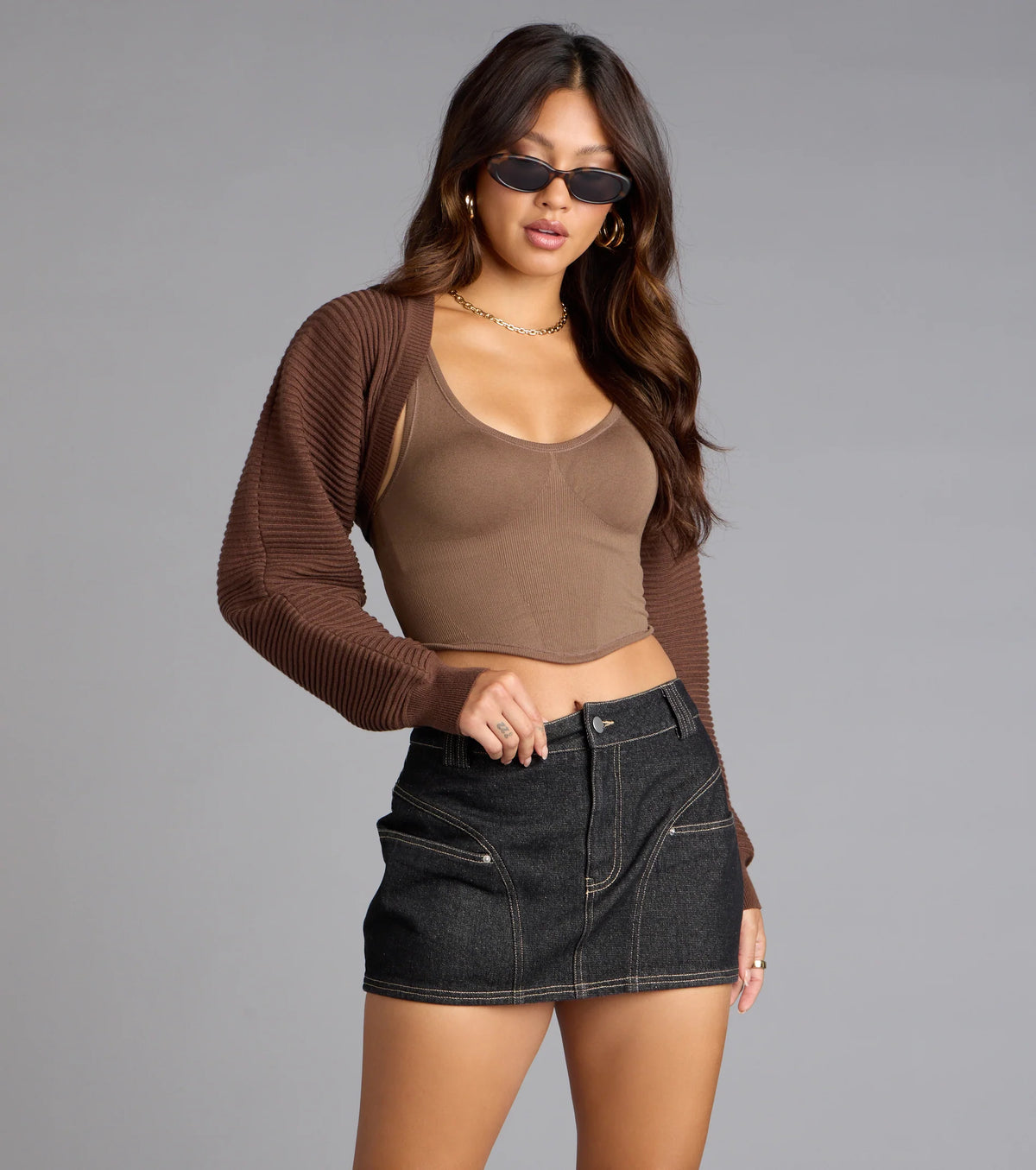 Cool Intentions Long Sleeve Knit Bolero