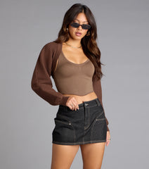 Cool Intentions Long Sleeve Knit Bolero