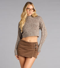 Weekend Edit Mock Neck Sweater