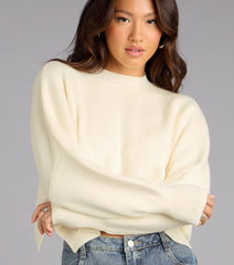 Cozy Edit Crop Sweater