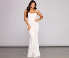 Samantha Sequin Formal Dress