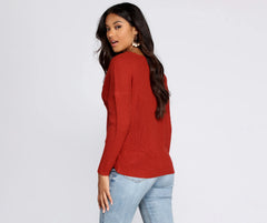 Cross 'Em Off Pullover Sweater