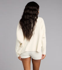 Fall Mornings Chenille Knit Cardigan