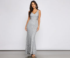Rosalia Formal Lace Mermaid Dress