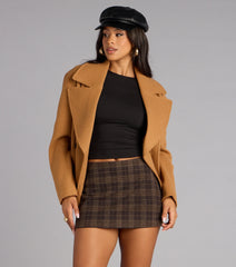 Checkmate Plaid Mini Skort