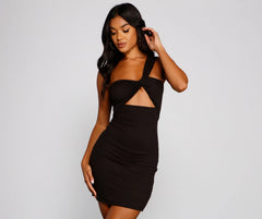 Cutout The Drama One Shoulder Bodycon