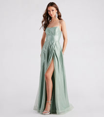 Alexis Formal Rhinestone A-Line Dress