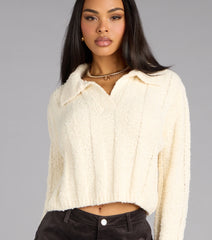 Effortless Edit Collar Knit Sweater
