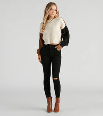 Best Of Friends Color Block Sweater