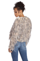 Shabby Chic Shaggy Cardigan